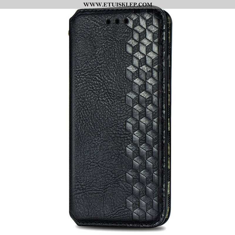 Etui Na Telefon do Poco X3 / X3 Pro / X3 NFC Etui Folio Skórzany Efekt Diamentowej Tekstury